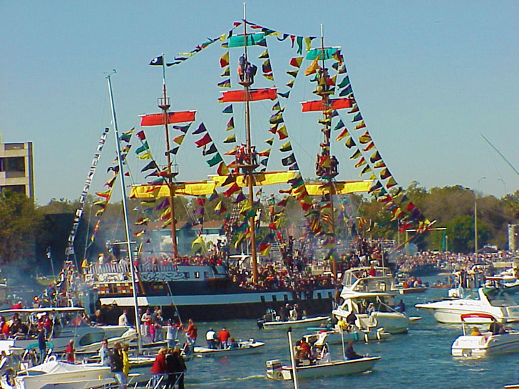 Priate Ship Gasparilla Pirate Festival Tampa Florida