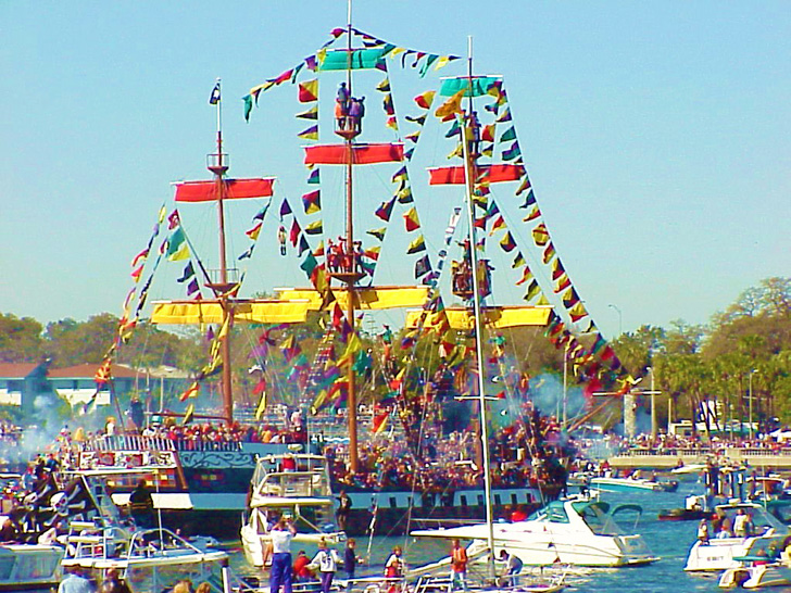 Pirate Ship Gasparilla Pirate Festival Tampa Florida
