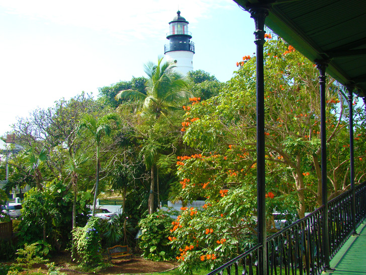 Light House from Hemingway's Balcony Key West