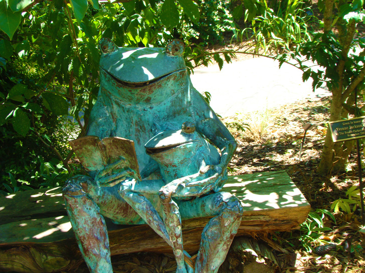 Atlanta Botanical Garden Frog Reading
