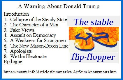 Trump - The stable flip-flopper