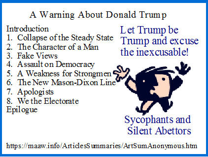 Let Trump be Trump: A warning about Trump Chapter 7