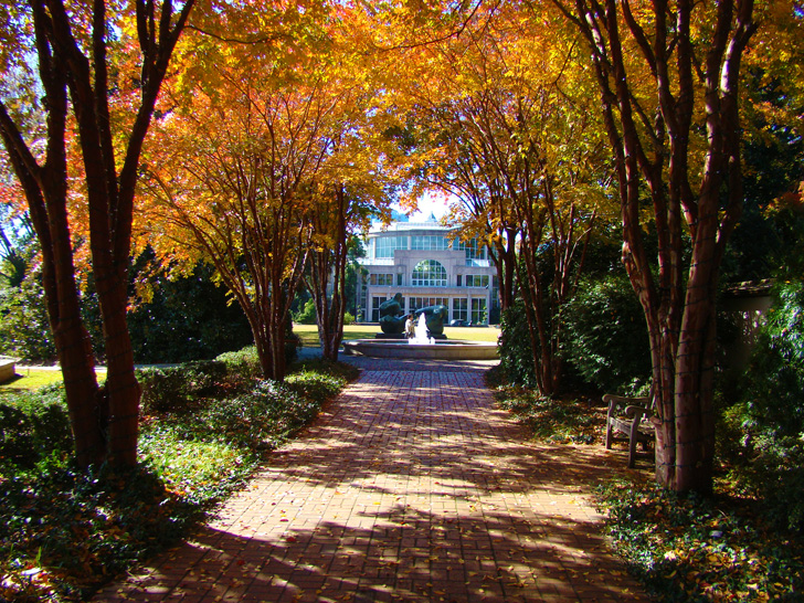 Atlanta Botanical Garden Conservatory Fall View