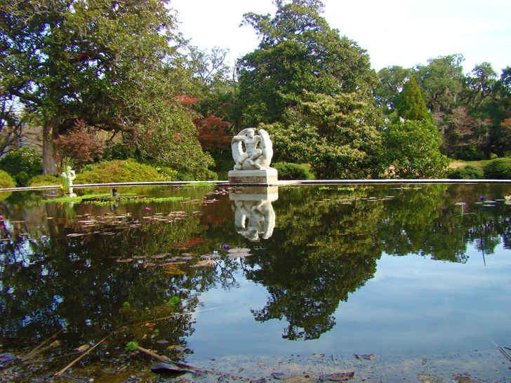 Brookgreen Gardens Pond and Sculpture