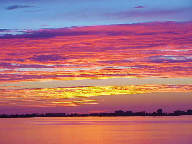 Sunset Boca Ciega Bay St. Petersburg Florida