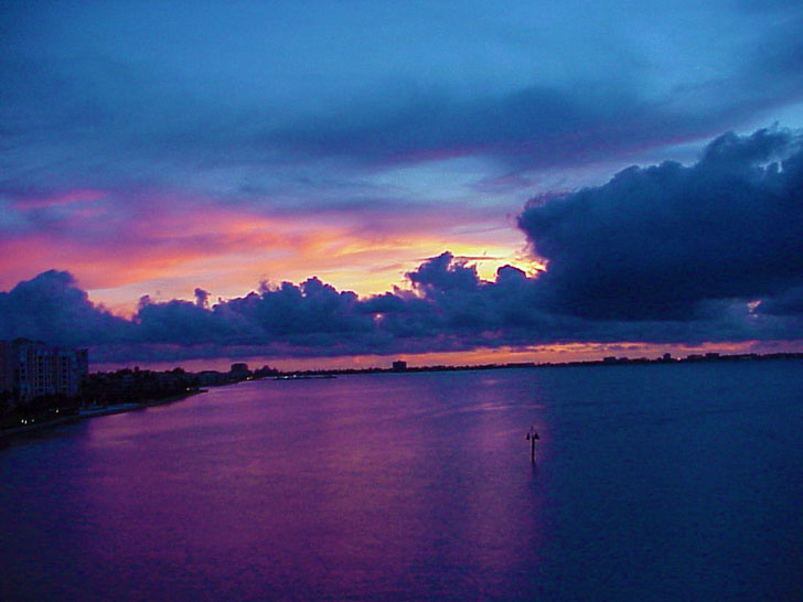 Sunset Boca Ciega Bay St. Petersburg Florida