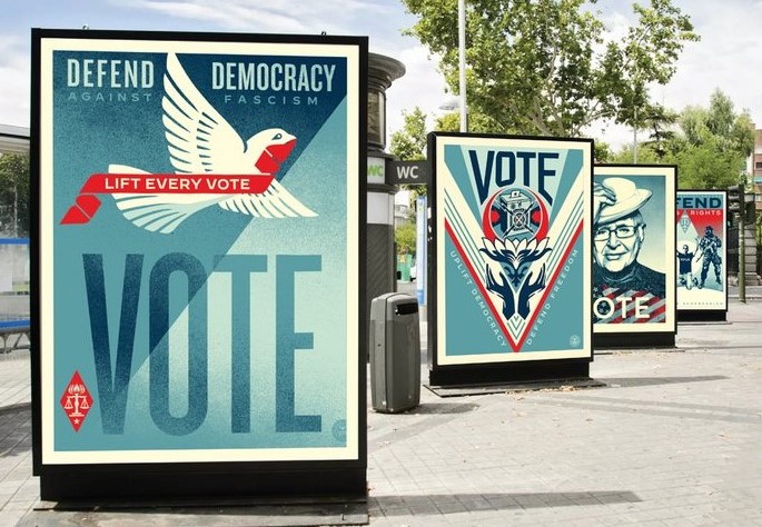 Defend Democracy Poster