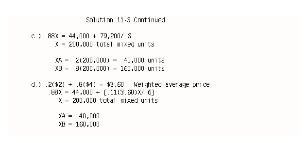 Solution 11-3 Continued